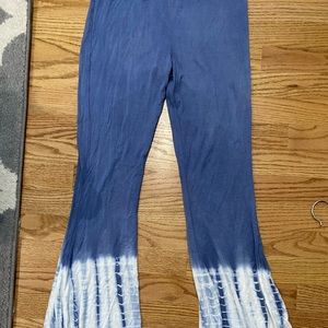 Tie Dye Blue Palazzo Pants